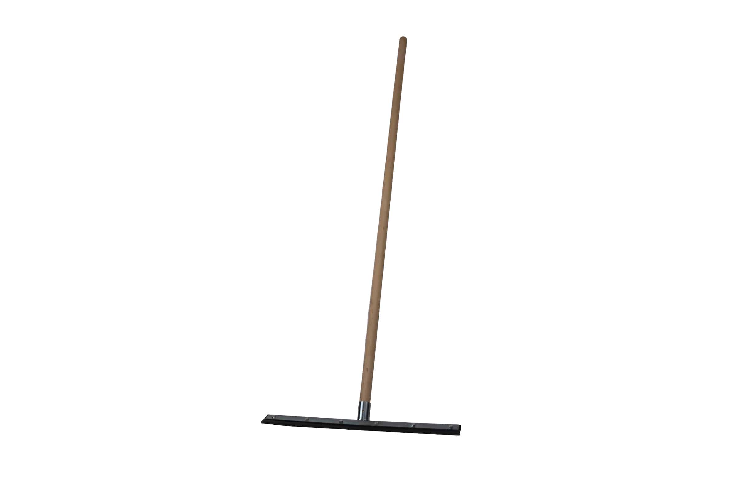 Manure scraper with wooden handle. Sold in Canada by Zuidervaart Agri-Import Ltd.