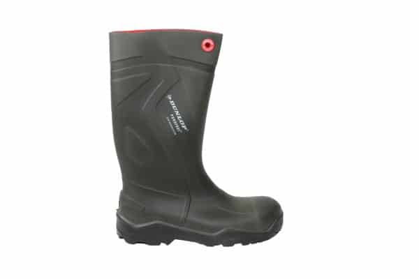 Dunlop Purafort+ Full Safety. This is a full safety boot with steel shank and steel toe. Sold in Canada by Zuidervaart Agri-Import Ltd.