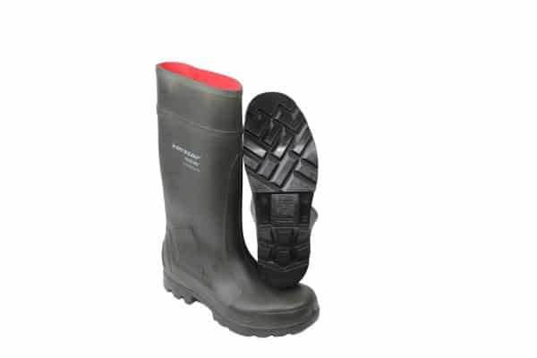 Dunlop Purafort Steel Toe Boot. This is a steel toe boot great for spring, summer, fall and all year barn work. Sold in Canada by Zuidervaart Agri-Import Ltd.