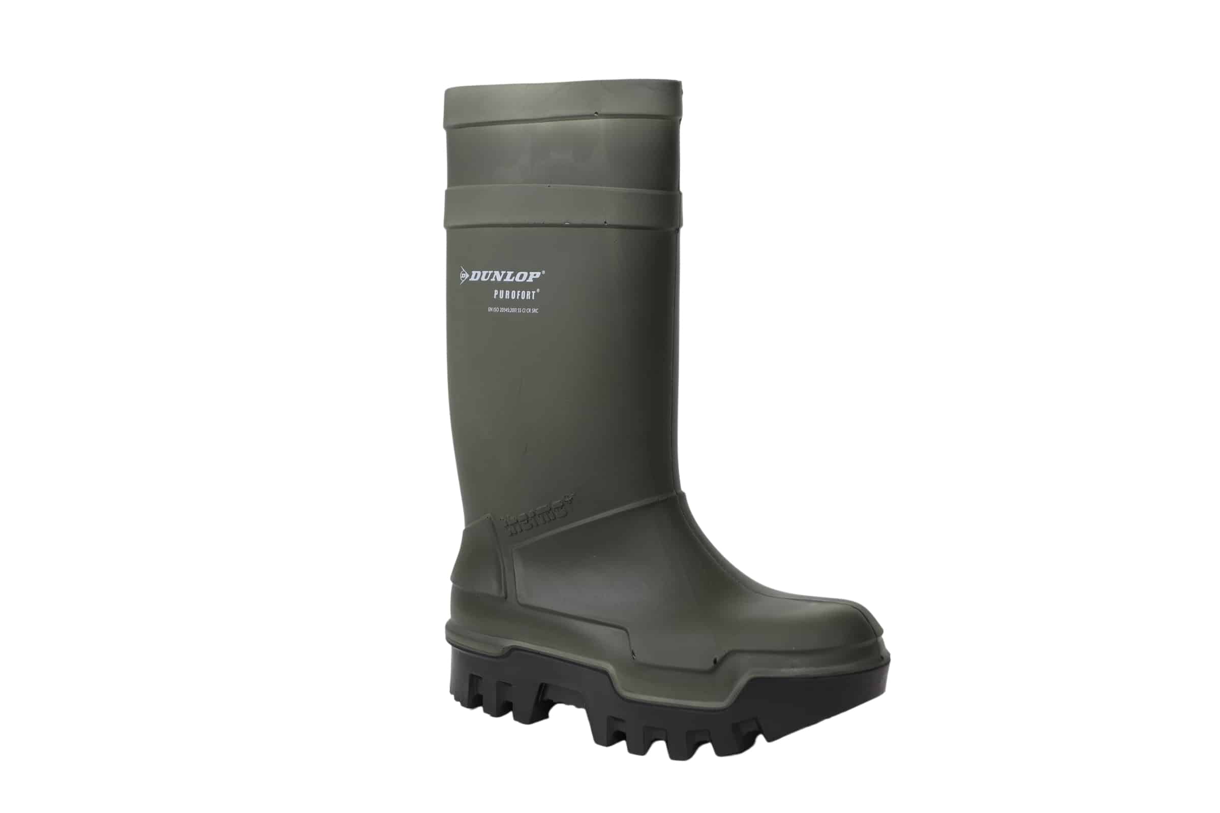 Dunlop Purafort Thermo+ Winter Boot. The Thermo+ series has a rating of up to -40°C. The boot has no liner and is extremely light weight. Sold in Canada by Zuidervaart Agri-Import Ltd.