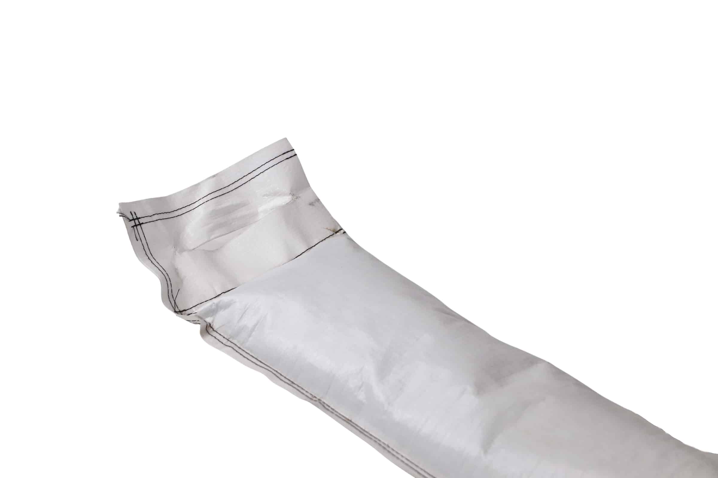 W3 IMG_9957 Used in bunk silos. Anchor bags to place along bunker walls to hold plastic down tight against walls. Sold in Canada by Zuidervaart Agri-Import Ltd.